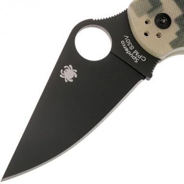 Нож складной SPYDERCO Para 3 G-10 Camo, клинок черный